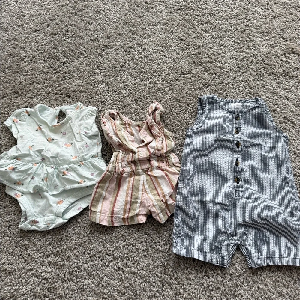 Colorful Kids Tank Top Set